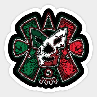 Mexican Wrestling Mask Sticker